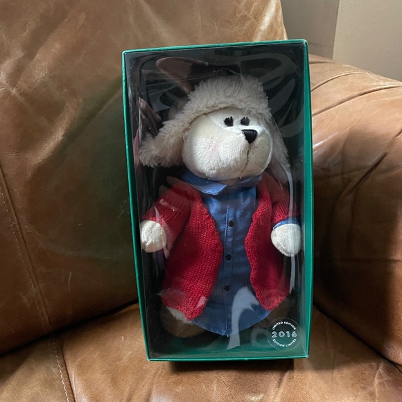 NWT NIB Starbucks® 118th Ed. Bearista® Girl Bear - Pink Trapper Sherpa Hat - Picture 11 of 16